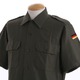 ドイツ軍放出 フィールドシャツ半袖未使用デットストックオリーブ L - 縮小画像4