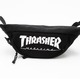 「THRASHER」綿キャンパス帆布製ウェスト＆ボディー2WAYバックブラック×スケートゴート - 縮小画像3
