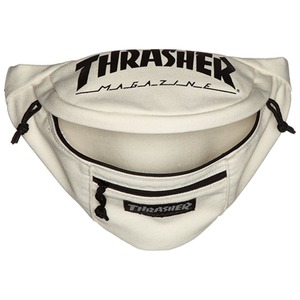 「THRASHER」綿キャンパス帆布製ウェスト&ボディー2WAYバッグアイボリー×アース 商品写真2