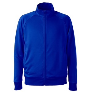 UVカット・吸汗速乾・ドライジャージパイルフルジップラグランスリーブジャケット コバルトブルー S 商品画像