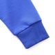 UVカット・吸汗速乾・ドライジャージパイルフルジップラグランスリーブジャケット ブラック／ターコイズ ブルー XS - 縮小画像2