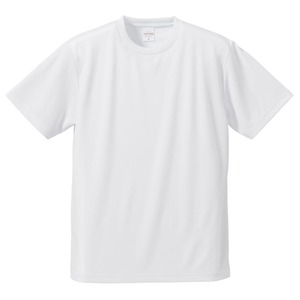 UVカット・吸汗速乾・5枚セット・4.1オンスさらさらドライ Tシャツ ホワイト 150cm - 拡大画像