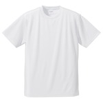 UVカット・吸汗速乾・5枚セット・4.1オンスさらさらドライ Tシャツ ホワイト 150cm