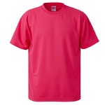 UVカット・吸汗速乾・5枚セット・4.1オンスさらさらドライ Tシャツ蛍光ピンク S
