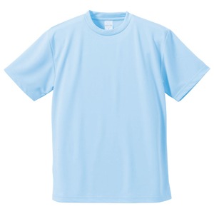 UVカット・吸汗速乾・5枚セット・4.1オンスさらさらドライ Tシャツ ライトブルー 150cm - 拡大画像