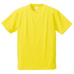 UVカット・吸汗速乾・5枚セット・4.1オンスさらさらドライ Tシャツ イエロー L