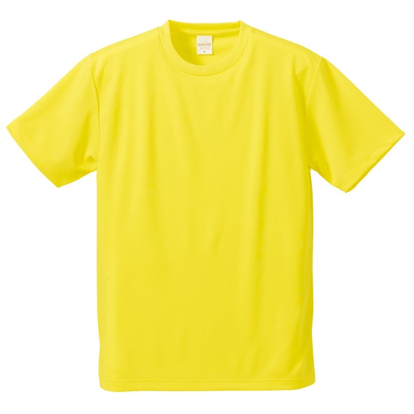 UVカット・吸汗速乾・5枚セット・4.1オンスさらさらドライ Tシャツ イエロー XL b04