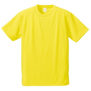 UVカット・吸汗速乾・5枚セット・4.1オンスさらさらドライ Tシャツ イエロー XXL - 拡大画像