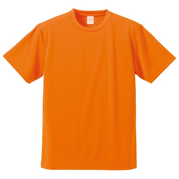 UVカット・吸汗速乾・5枚セット・4.1オンスさらさらドライ Tシャツ オレンジ L b04