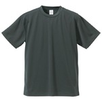 ＵＶカット・吸汗速乾・５枚セット・４．１オンスさらさらドライＴシャツガンメタＸＬ