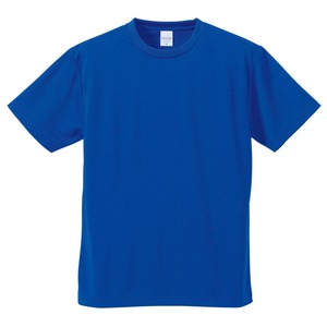 UVカット・吸汗速乾・5枚セット・4.1オンスさらさらドライ Tシャツ コバルトブルー S - 拡大画像