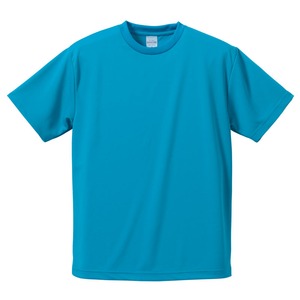 UVカット・吸汗速乾・5枚セット・4.1オンスさらさらドライ Tシャツ ターコイズ ブルー 150cm - 拡大画像