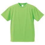UVカット・吸汗速乾・5枚セット・4.1オンスさらさらドライ Tシャツブライトグリーン 150cm