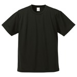 UVカット・吸汗速乾・5枚セット・4.1オンスさらさらドライ Tシャツ ブラック S