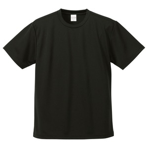 UVカット・吸汗速乾・5枚セット・4.1オンスさらさらドライ Tシャツ ブラック XL - 拡大画像