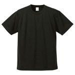 UVカット・吸汗速乾・5枚セット・4.1オンスさらさらドライ Tシャツ ブラック XXXXL