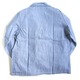 イタリア軍 放スリーピングシャツ未使用デットストック サックス ブルー 50（ L相当） - 縮小画像3