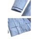 イタリア軍 放スリーピングシャツ未使用デットストック サックス ブルー 50（ L相当） - 縮小画像5