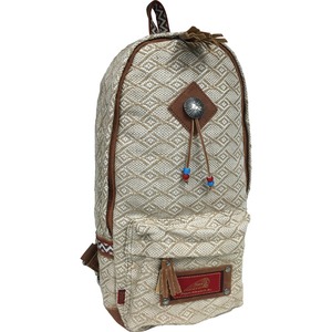 ワンショルダーバッグ／鞄 インディアン・モトサイクル社製 ジュート柄 - 拡大画像