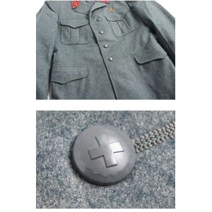 スイス軍放出 ウールジャケット グレー 【中古】 《 L相当》 スイス軍放出 ウールジャケット グレー 【中古】 《 L相当》