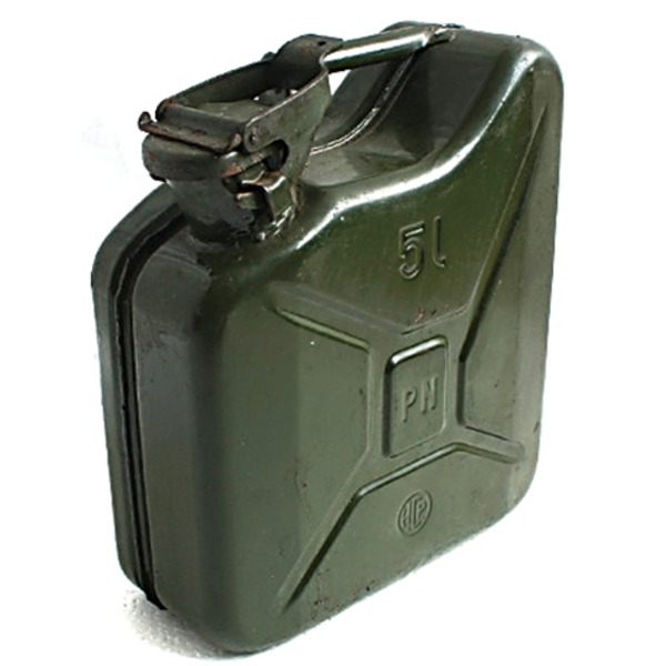 ポーランド軍放出 ガソリン缶5L 中古