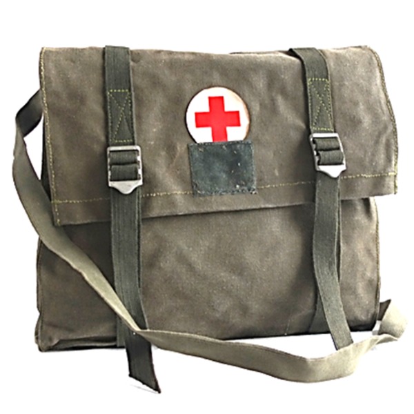 スウェーデン軍放出 F/Aキャンパスショルダーバック中古