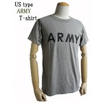 ＵＳタイプＡＲMY杢グレーＴシャツ　ＸＳ