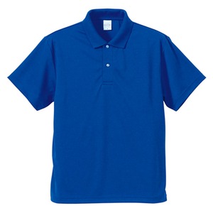 UVカット・吸汗速乾・同色5枚セット・3.8オンスさらさらドライポロシャツ　コバルトブルー M 商品画像