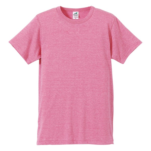 猛暑対策4.4オンスライトウェイトシャンブレー(霜降り)Tシャツ同色3枚セット ビンテージヘザーピンク XLf00