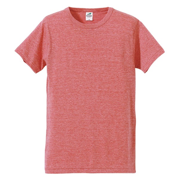猛暑対策4.4オンスライトウェイトシャンブレー(霜降り)Tシャツ同色3枚セット ビンテージヘザーレッド Mf00