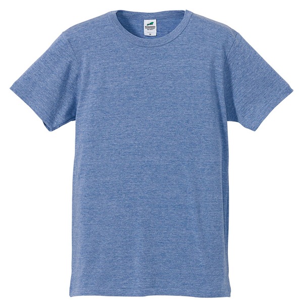 猛暑対策4.4オンスライトウェイトシャンブレー(霜降り)Tシャツ同色3枚セット ビンテージブルー Sf00