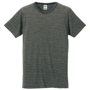 猛暑対策4.4オンスライトウェイトシャンブレー(霜降り)Tシャツ同色3枚セット　ヘザーチャコール XS 商品画像