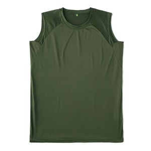 J.S.D.F.(自衛隊)吸汗速乾両面メッシュスリーブレスシャツ2枚SET　オリーブ　XL 商品画像