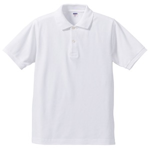 コットン100%鹿の子ポロシャツ3枚セット ホワイト　XL 商品画像