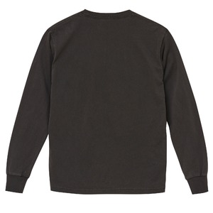 ピグメントダイロングスリーブ5.6オンス長袖Tシャツ　ビンテージブラックー　XL　　 商品写真2