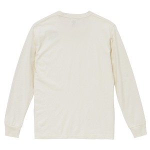 ピグメントダイロングスリーブ5.6オンス長袖Tシャツ　ビンテージオフホワイト　S　　 商品写真2