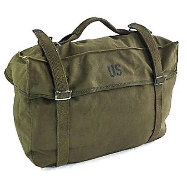アメリカ軍放出M1945帆布綿キャンパスカーゴバック未使用デットストック