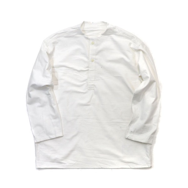 ロシア軍放出 スリーピングシャツ ウィンター ウォッシュ加工 デッドストック 未使用 ホワイト《50（L相当）》 b04