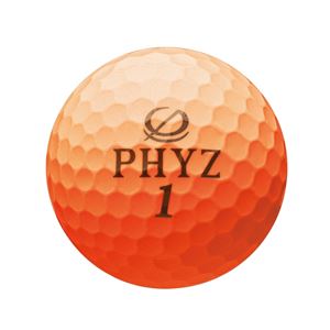 ゴルフボール 15PHYZ オレンジ 〔飛距離／4ピース〕 - 拡大画像