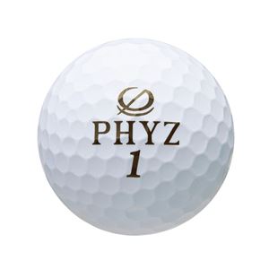 ゴルフボール 15PHYZ パールホワイト 〔飛距離／4ピース〕 - 拡大画像