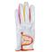 (まとめ)PARADISO レディースゴルフグローブ(手袋) 片手用/左手用 ホワイト(白) 18cm 【×3セット】