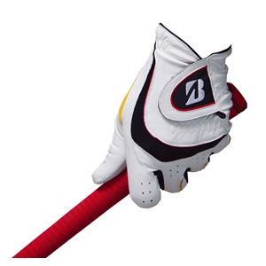 （まとめ）ブリヂストンゴルフ 高耐久グローブ（手袋） 片手用／左手用 2014J ホワイト（白） 21cm SOFT GRIP 【×3セット】 - 拡大画像