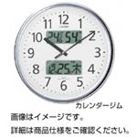 （まとめ）電波時計 カレンダージム【×3セット】