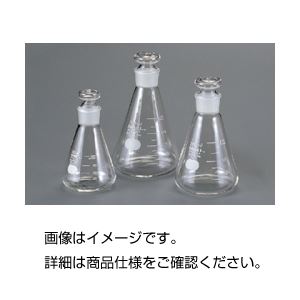 （まとめ）共栓三角フラスコ（イワキ）300ml【×5セット】 - 拡大画像