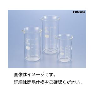 （まとめ）硼珪酸ガラス製トールビーカー500ml（HARIO）【×5セット】 - 拡大画像