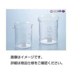 硼珪酸ガラス製ビーカー（ISOLAB）2000ml 入数：6個 - 拡大画像