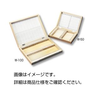 （まとめ）プレパラートボックス W-100【×10セット】