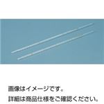 (まとめ)細菌用メスピペット 容量1.1ml ガラス製 【×10セット】