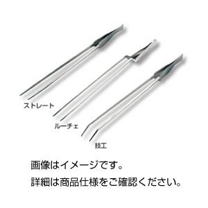 バイオピンセット/ロングタイプ精密ピンセット 【ルーチェタイプ】 全長250mm ステンレス製 K28-25