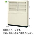 （まとめ）ガラス引違保管庫 ベース53B【×3セット】